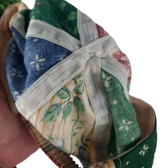 1997 Vintage Longaberger Patchwork Baseball Cap - Picture 6 of 8